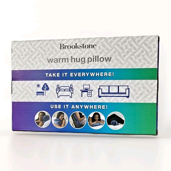 Brookstone HUG'ZZZ Soft Pillow - Microwaveable Gel Pack for Warming Sensation - Picture 6 of 6